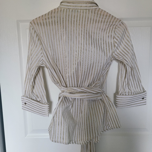 ZARA Wrap Blouse - Picture 2 of 10
